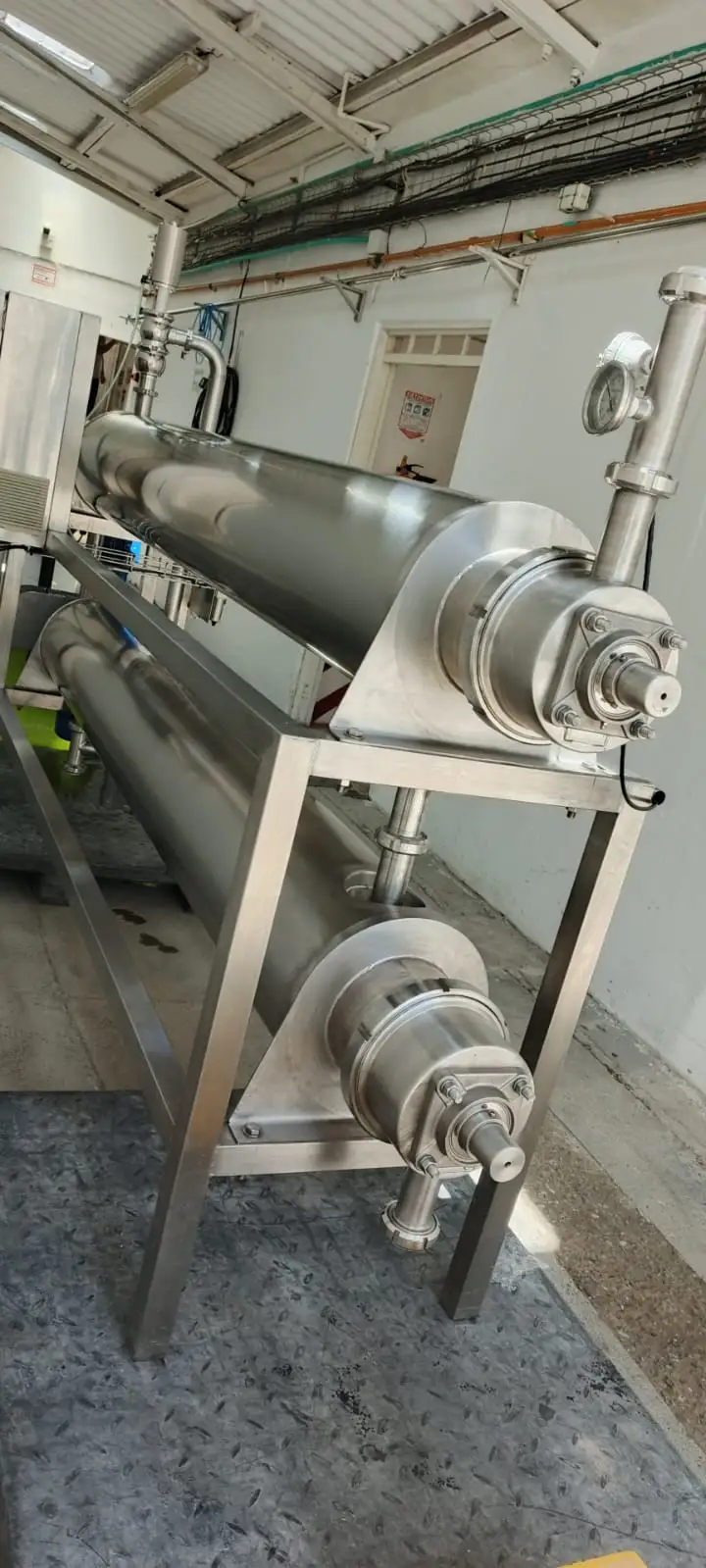 Intercambiador Tubular de Superficie Rascada